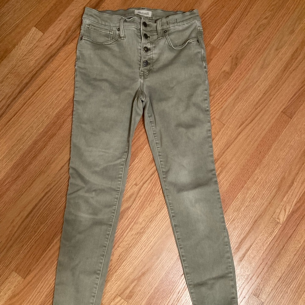 Madewell 27T light green jeans
